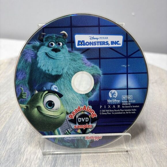 Monsters Inc Read Along No Case DVD Sampler - Picture 1 of 1